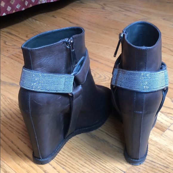 Brunello Cucinelli Monili peep toe bootie - Picture 3 of 8